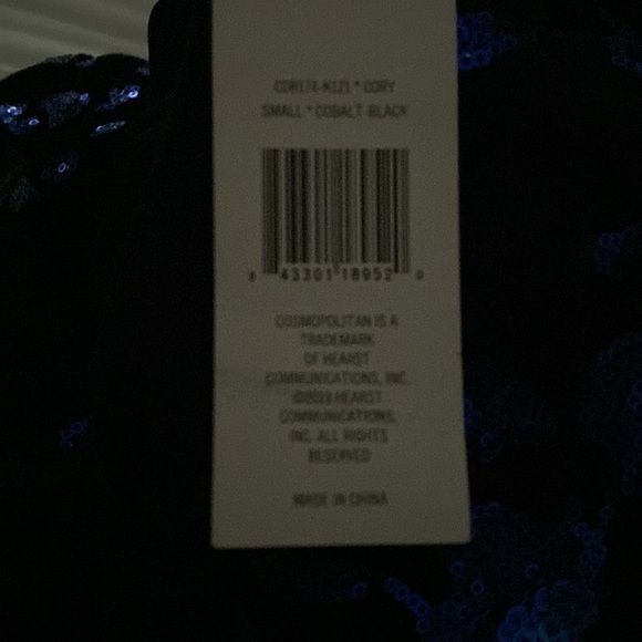 Cosmopolitan X Dress the Population SEQUIN Mini dress size Small NWT - Picture 4 of 4